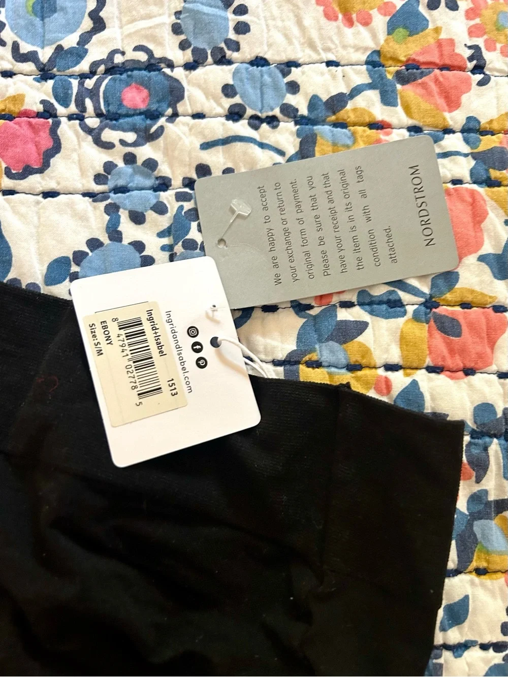 Ingrid & Isabel Black Maternity shaping tights, small – medium NWT